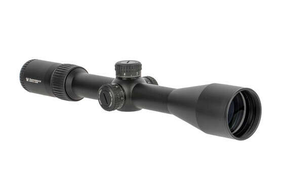 Vortex Optics Diamondback tactical 6-24x50mm first focal plane rifle scope is equipped with tactical turrets an MRAD reticle.